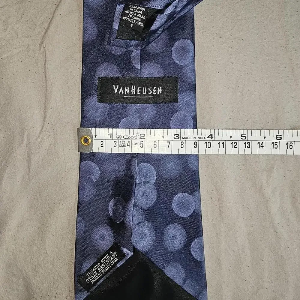 Van Heusen Men's Blue Patterned Tie
